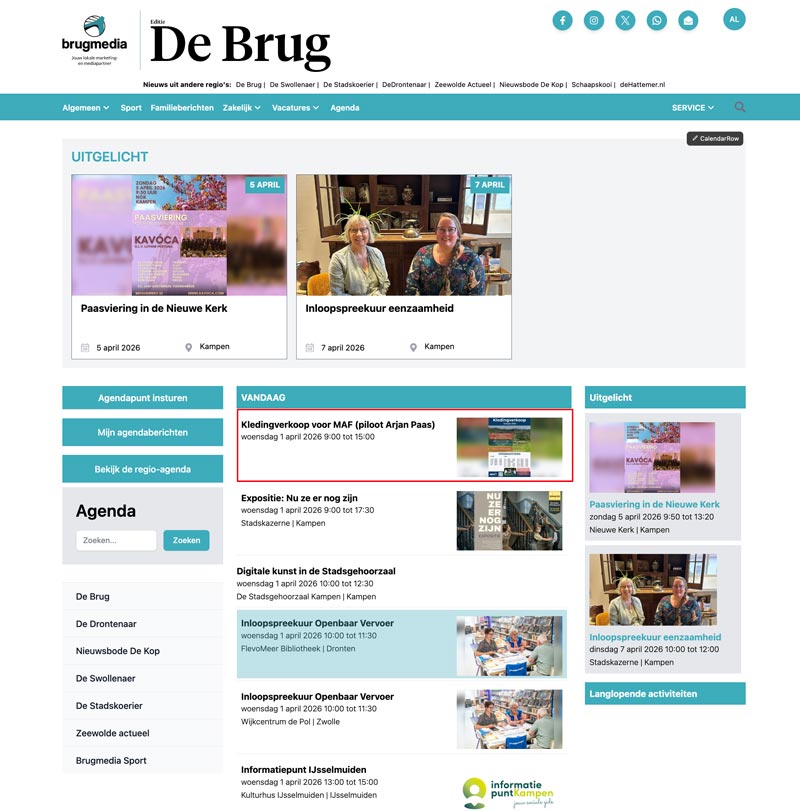 Agenda brons afbeelding
